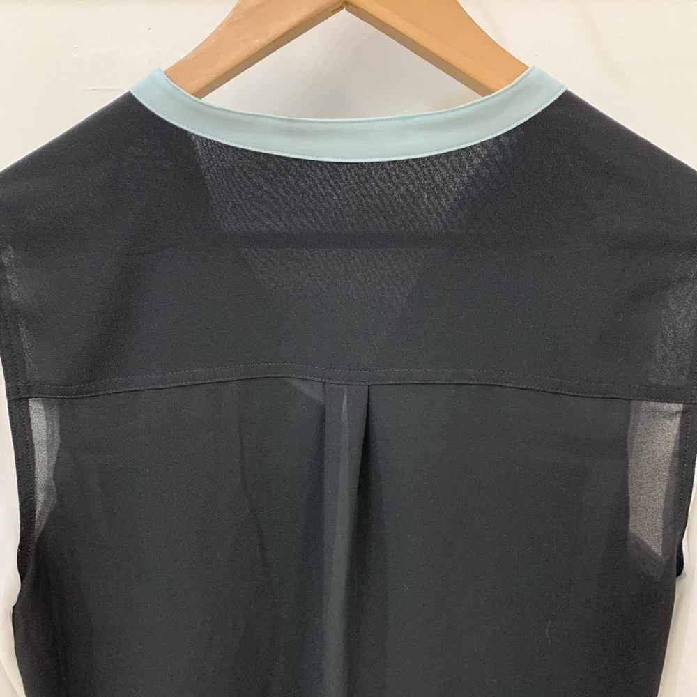 Sanctuary Color Block Sheer Blouse - Picture 7 of 8